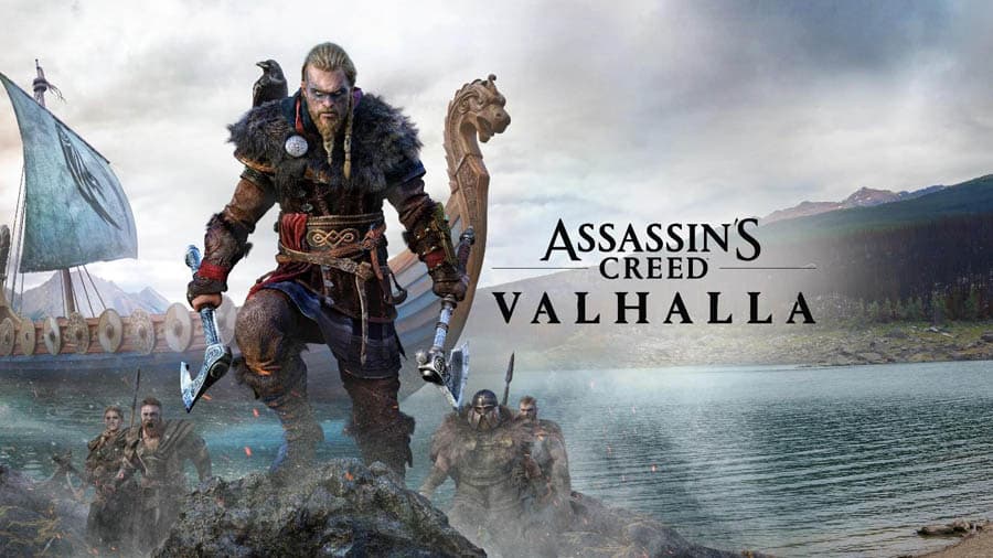 The Official Picture of Assassin’s Creed Valhalla with its character, One of assassin games for pc.