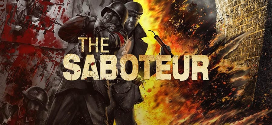 The Official Picture of The Saboteur with its character, One of assassin games for pc.