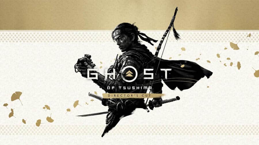 The Official Picture of Ghost of Tsushima: Director's Cut with its character, One of Assassin games for ps4.