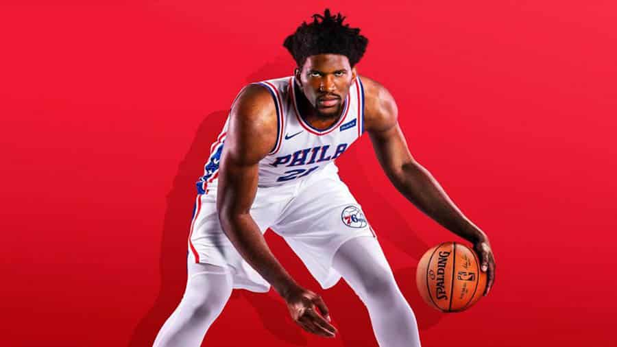 The Official Picture of NBA Live 19, One of basketball games for ps4.