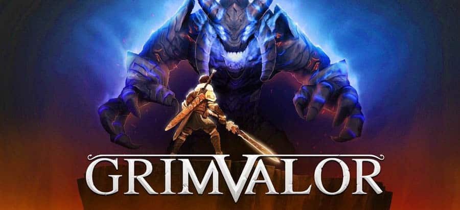 The Official Picture of Grimvalor with its character, One of best action games for android.