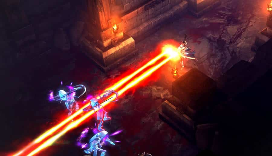 A wallpaper of Diablo III, one of the best action games for Mac.