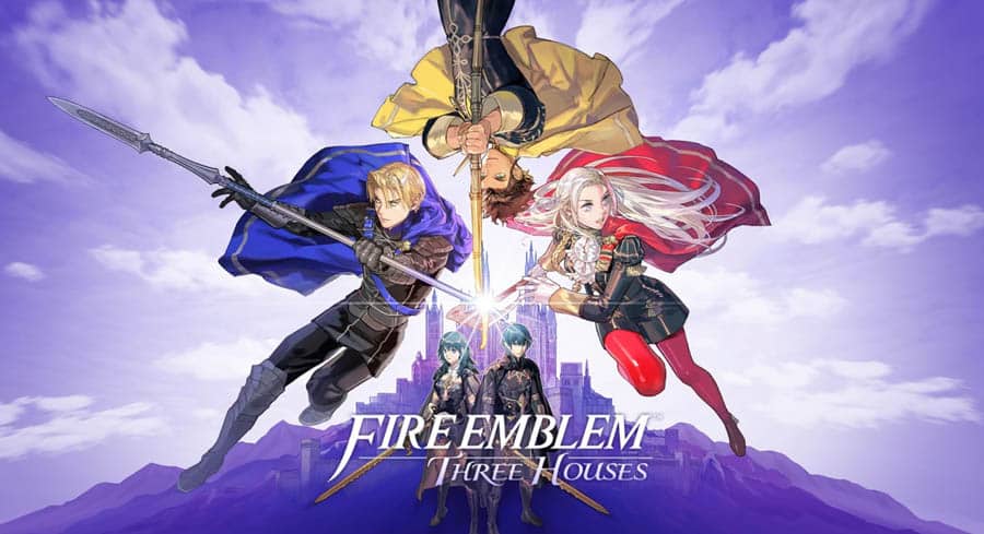 The official picture of Fire Emblem: Three Houses, one of the best action games for Nintendo Switch.