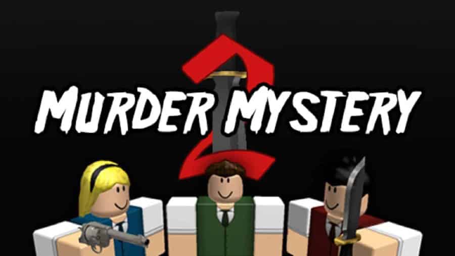 The Official Picture of Murder Mystery 2 with its characters, One of best action games for roblox.