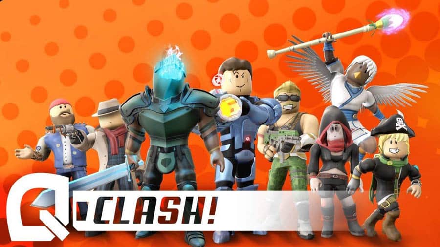 The Official Picture of Q-Clash! with its characters, One of best action games for roblox