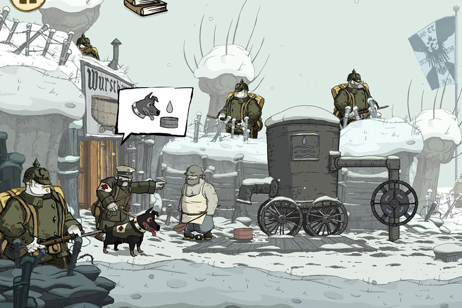 An official photo of Valiant Hearts: The Great War.