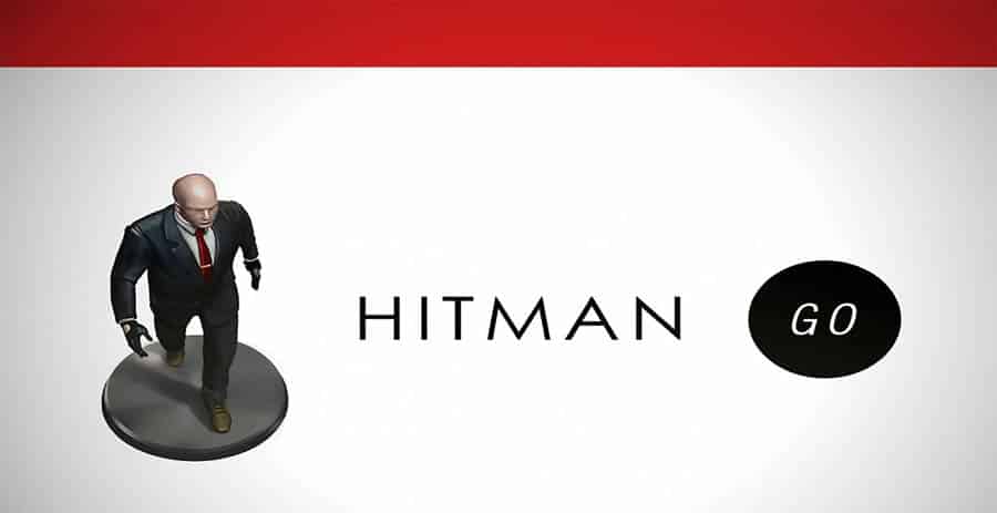 The Official Picture of Hitman GO with Agent 47, One of best ai games for android.