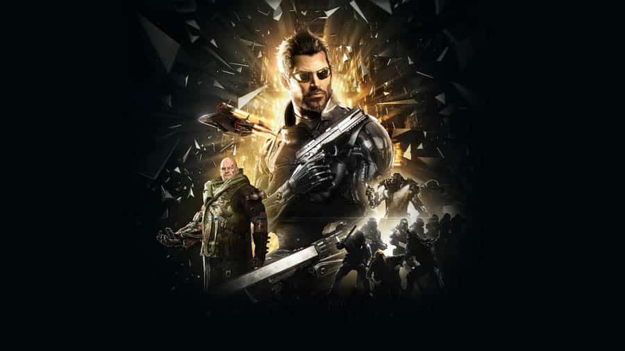 The Official Picture of Deus Ex: Mankind Divided with its characters, One of best ai games on steam.