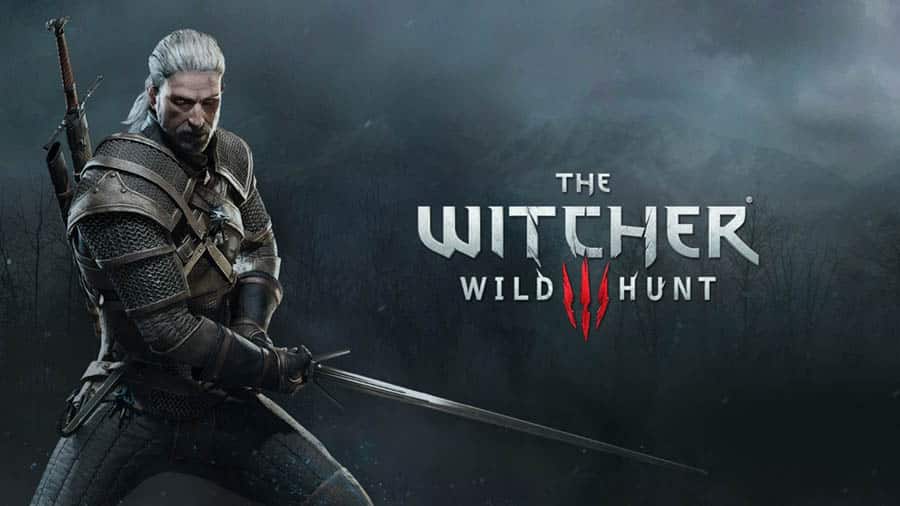 The Official Picture of The Witcher 3: Wild Hunt with Geralt, One of best ai games for android.