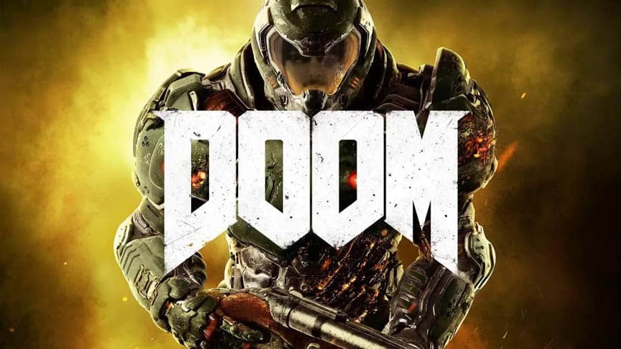 The Official Picture of Doom (2016) with Doom Slayer, One of best ai games for android.