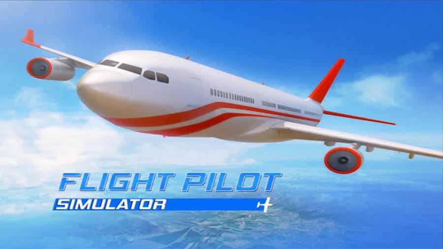 The Official Picture of Flight Pilot Simulator 3D, One of best airplane games for android.