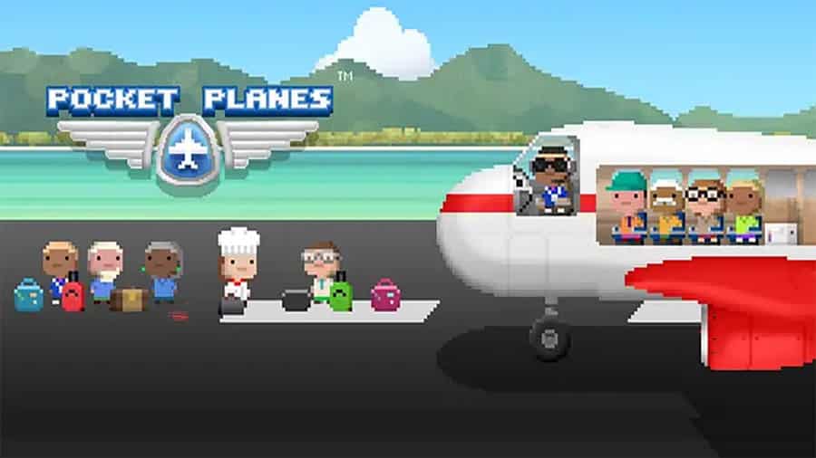 The Official Picture of Pocket Planes, One of best airplane games for android.