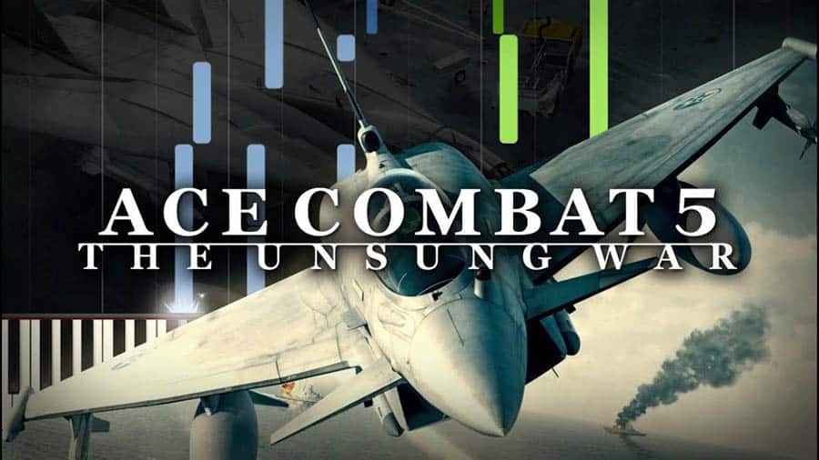 The Official Picture of Ace Combat 5: The Unsung War, One of best airplane games for ps4.