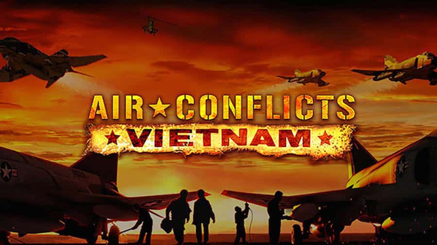 The Official Picture of Air Conflicts: Vietnam, One of best airplane games for ps4.