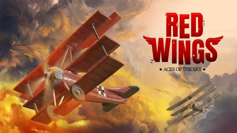 The Official Picture of Red Wings: Aces of the Sky, One of best airplane games for ps4.