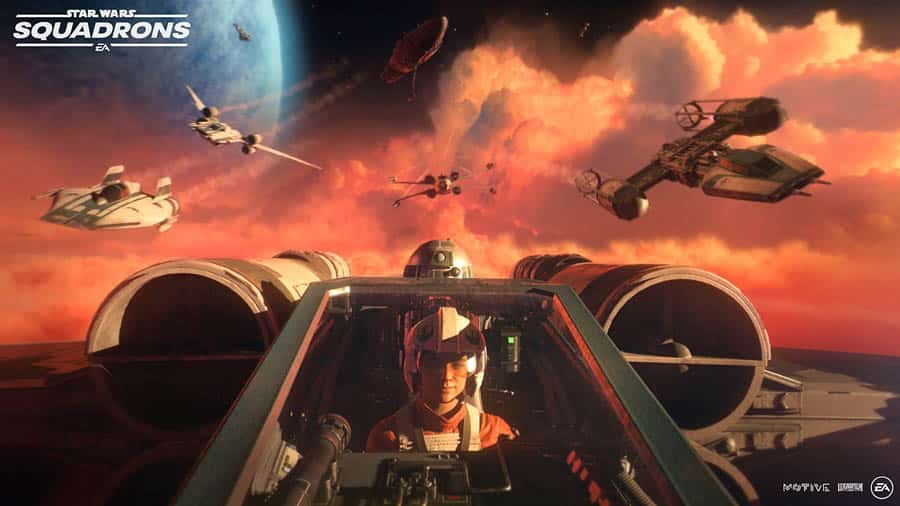 The Official Picture of Star Wars: Squadrons, One of best airplane games for ps4.