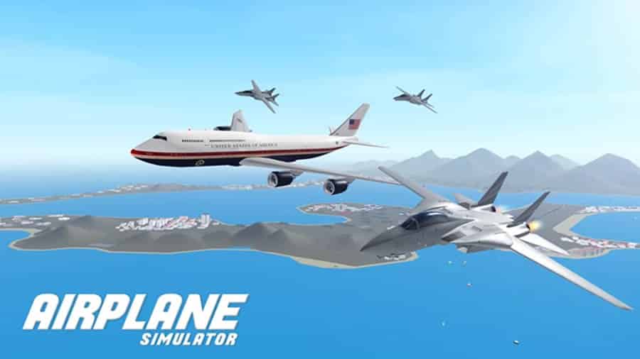 The Official Picture of Airplane Simulator, One of best airplane games for roblox.