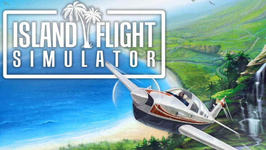 The Official Picture of Island Flight Simulator, One of best airplane games for switch.