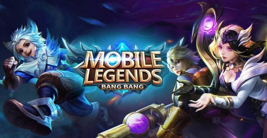 The Official Picture of Mobile Legends: Bang Bang with its characters.