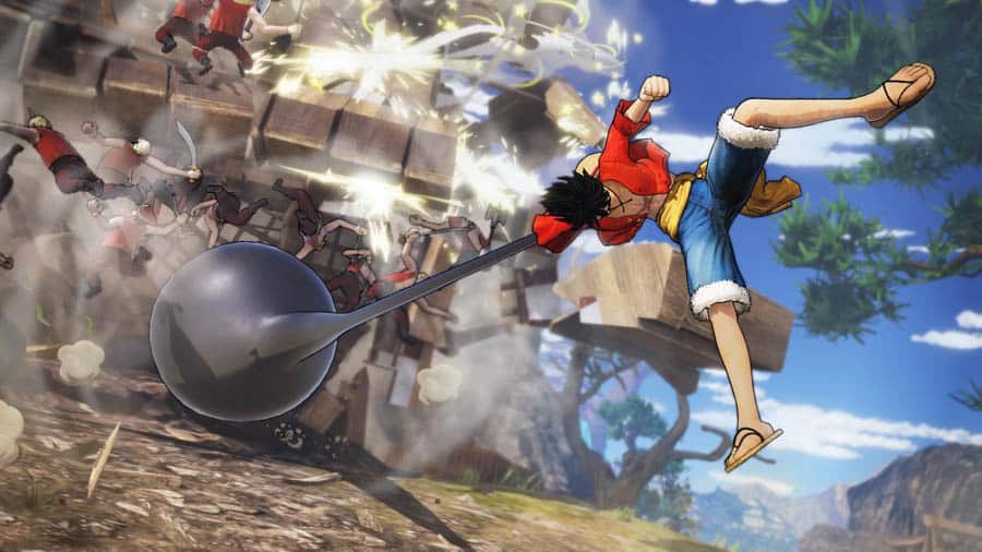 An official wallpaper of One Piece: Pirate Warriors four.