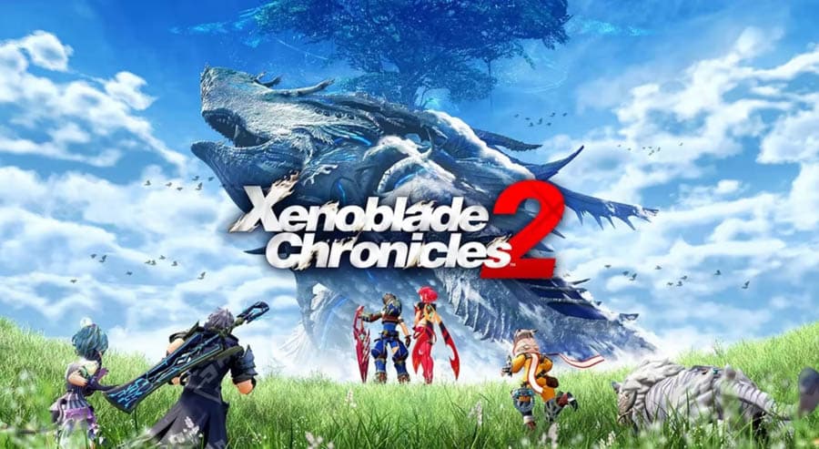 A photo of Xenoblade Chronicles 2, one of the best aaa games on switch.