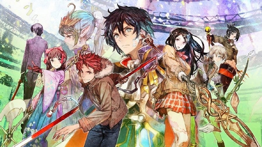 The official poster of the game, featuring some characters.