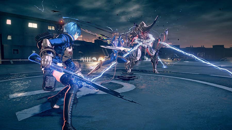 A picture of Astral Chain, best anime games on switch.