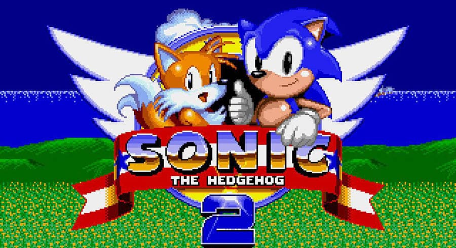 The Official Picture of Sonic the Hedgehog Classic with sonic and tails, One of best arcade games for apple tv.