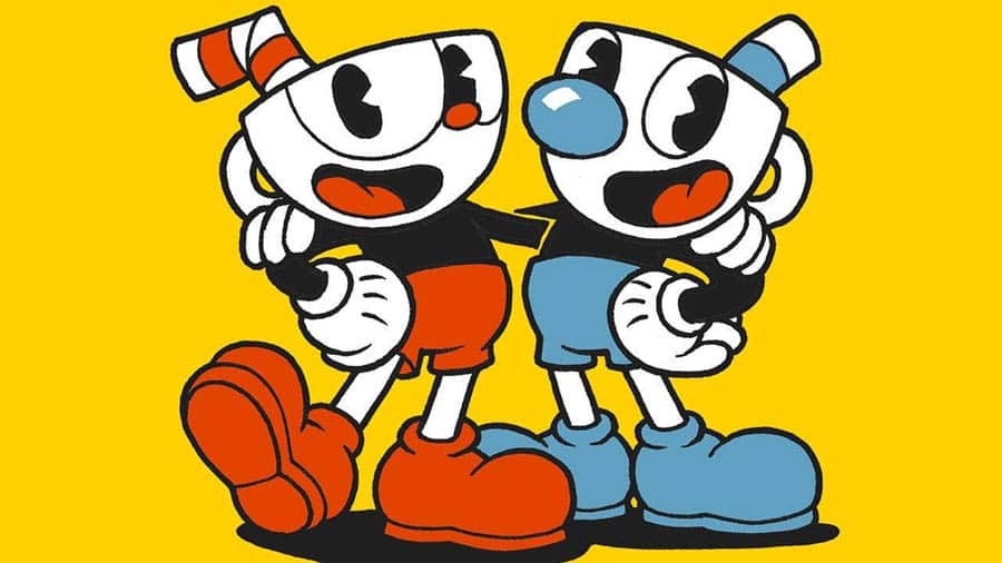 The Official Picture of Cuphead with its characters, One of best arcade games for Mac.