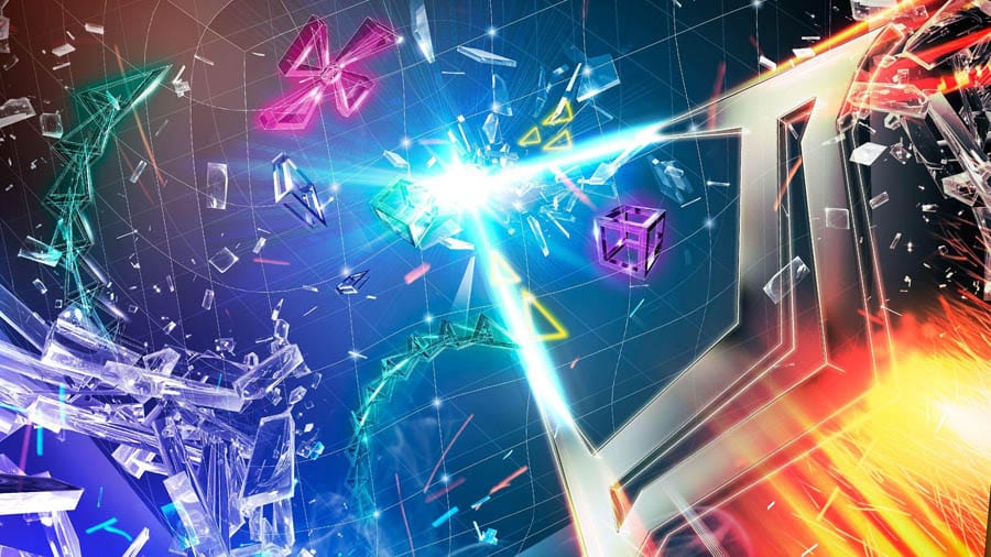 The Official Picture of Geometry Wars 3: Dimensions Evolved, One of best arcade games for pc.