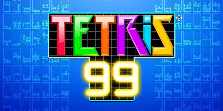 The Official Picture of Tetris 99, One of best arcade games for switch.