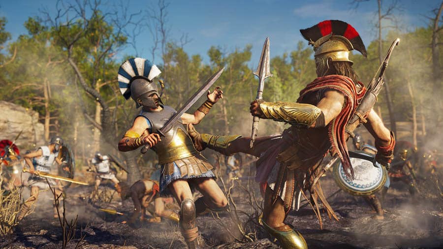 A picture of Assassin’s Creed Odyssey, one of the best assassin games on Steam.