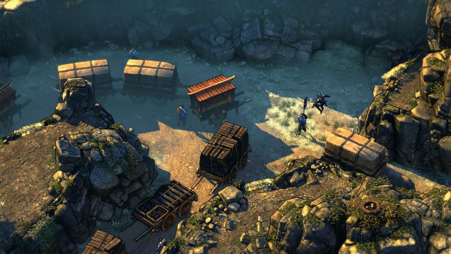 A picture of Shadow Tactics: Blades of the Shogun, one of the best assassin games on Steam.