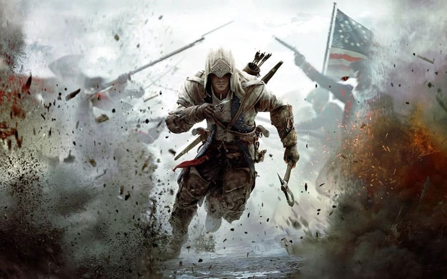 A photo of Assassin’s Creed III Remastered. One of the best assassin games on xbox.