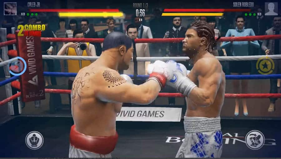 An official picture of Real Boxing 2, one of the best boxing games for android.