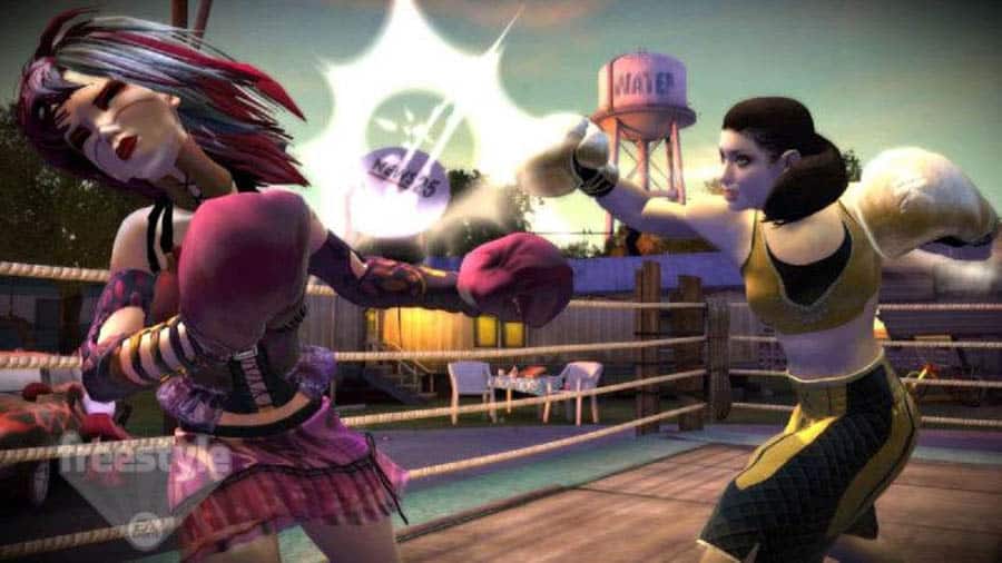 A photo of FaceBreaker, one of the best boxing games for xbox.