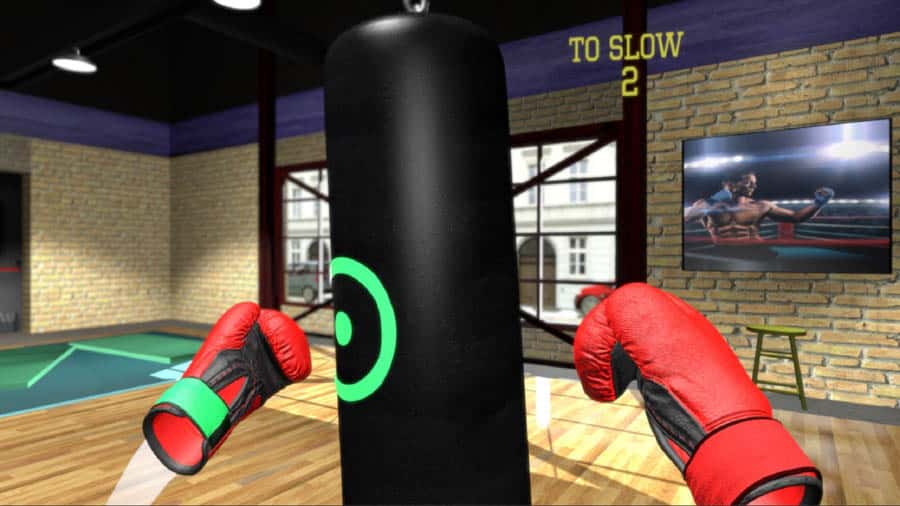 A photo of VR Boxing Workout.