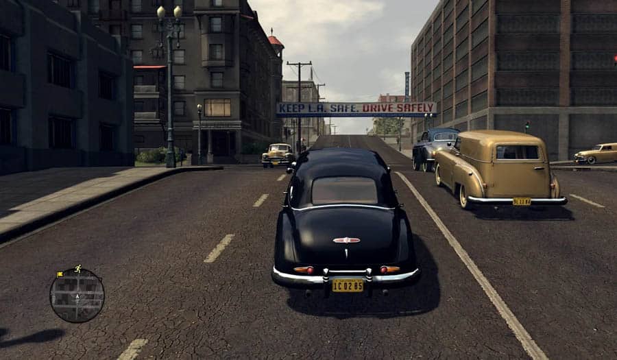 An official picture of L.A. Noire, one of the best detective games for mac.