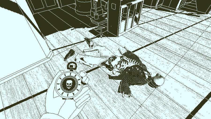 A wallpaper of Return of the Obra Dinn, one of the best detective games for pc.