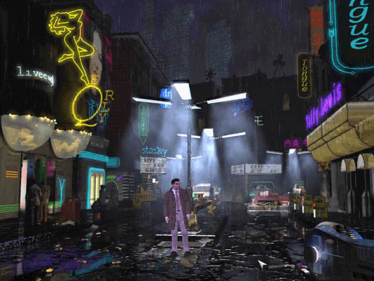 A picture of Blade Runner, one of the best detective games for pc.