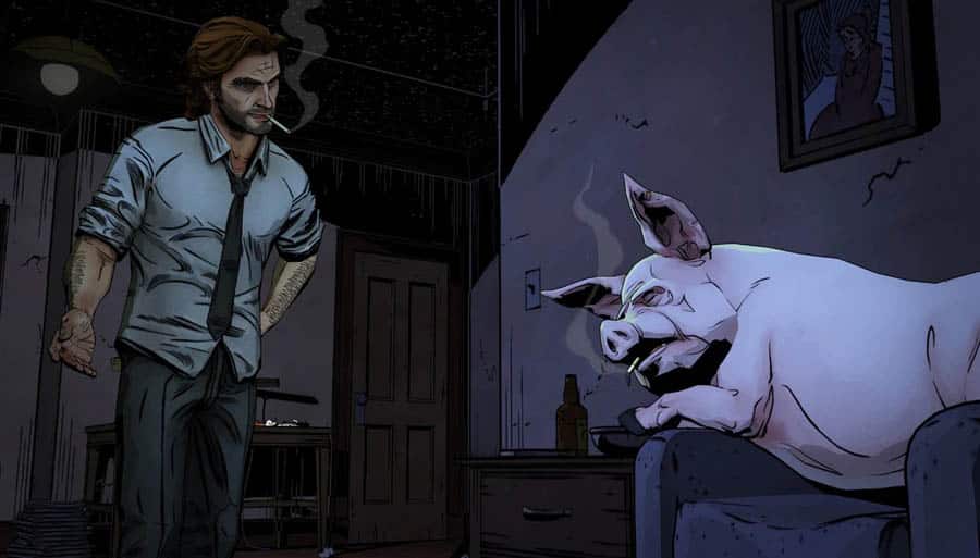 A picture of The Wolf Among Us, one of the best detective games for ps4.