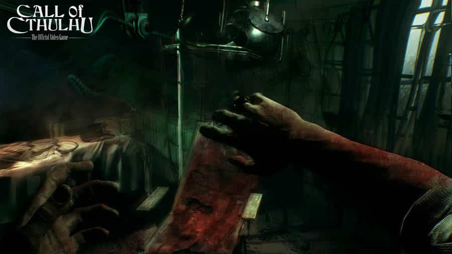 The official picture of Call of Cthulhu, one of the best detective games for ps5.