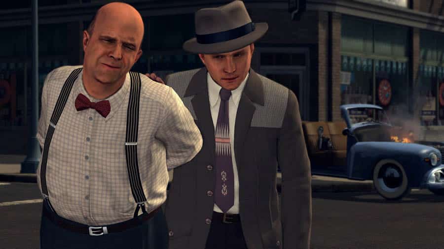 An official picture of L.A. Noire, one of the best detective games for switch.