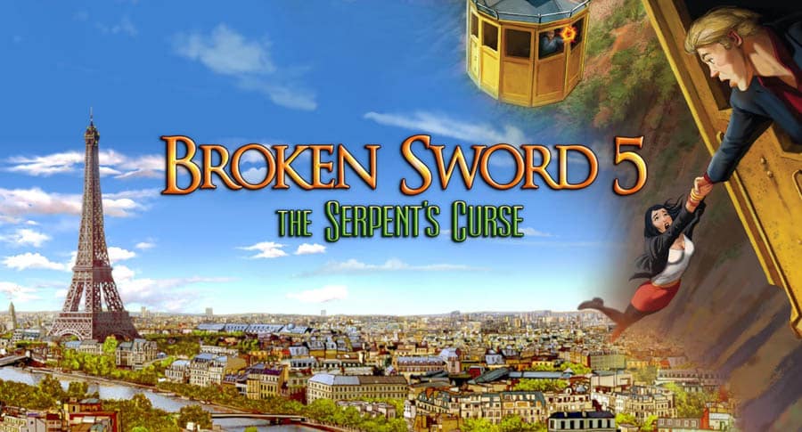 An official photo of Broken Sword five, one of the best detective games for switch.