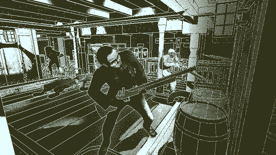 A wallpaper of Return of the Obra Dinn, one of the best detective games for xbox.