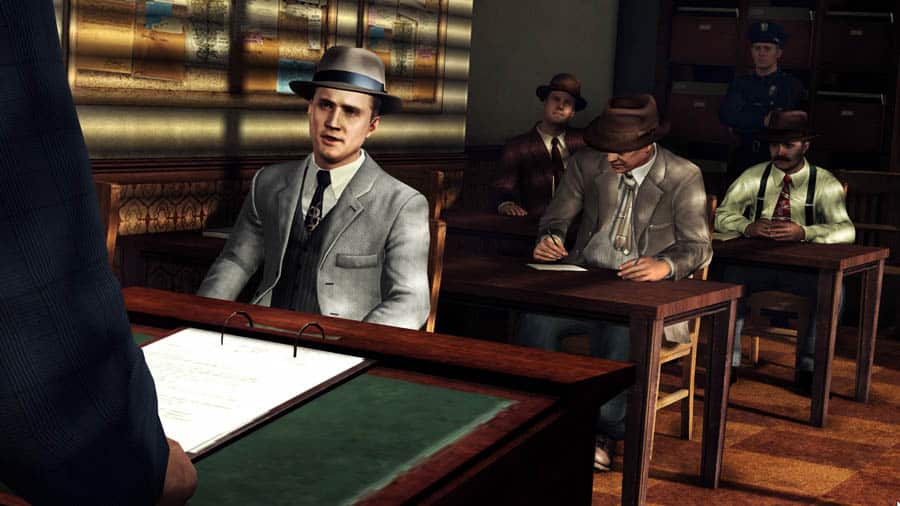 An official picture of L.A. Noire, one of the best detective games on Steam.