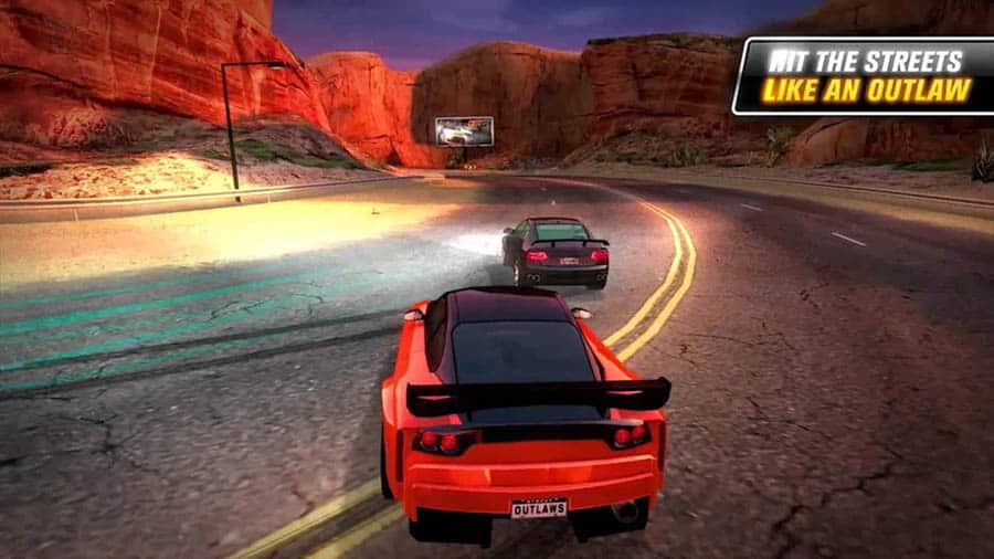 in game Picture of Drift Mania: Street Outlaw, One of best drift games for iPhone.