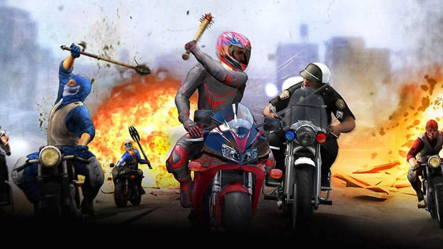 The Official Picture of Road Redemption, One of best drift games for Switch.