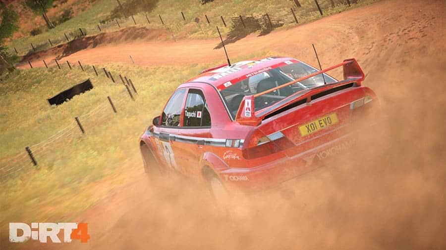 The Official Picture of Dirt 4, One of best drift games on PS4.