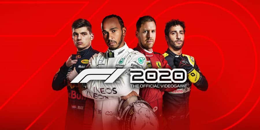 The Official Picture of F1 2020 with F1 Drivers, One of best drift games on PS4.